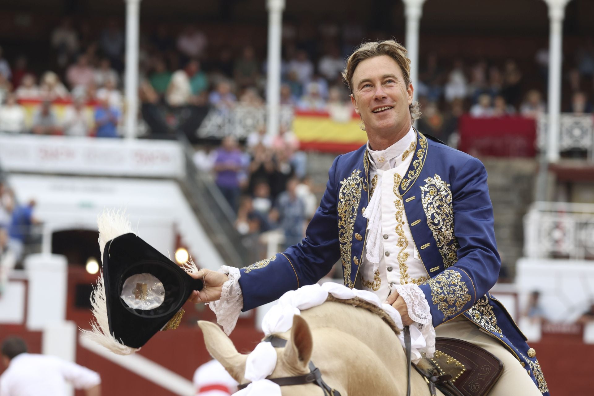 Tarde de rejones en la Feria taurina de Begoña en Gijón