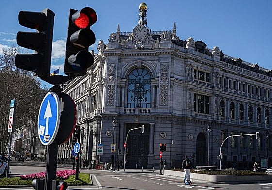 La sede central del Banco de España en Madrid.