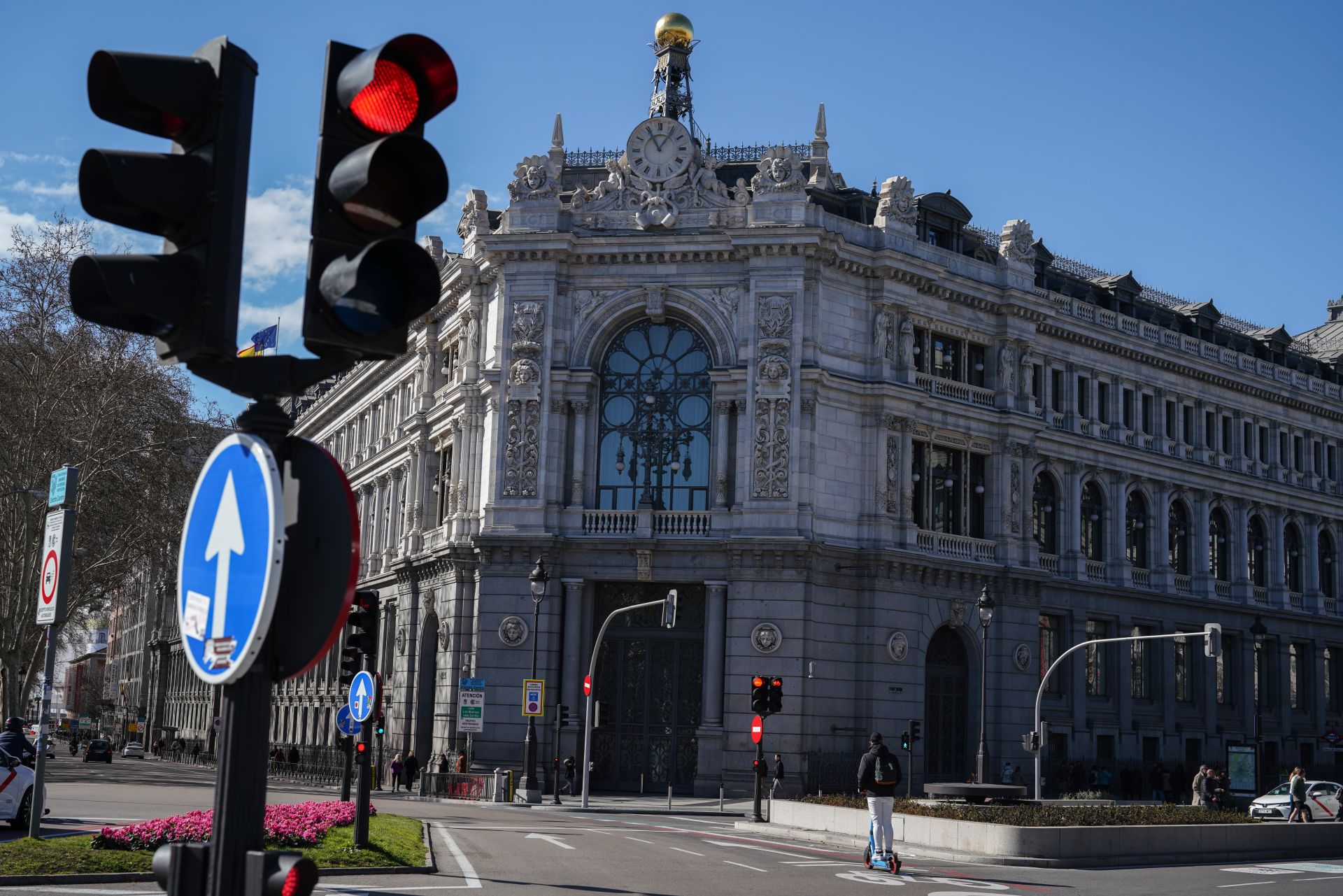 La sede central del Banco de España en Madrid.