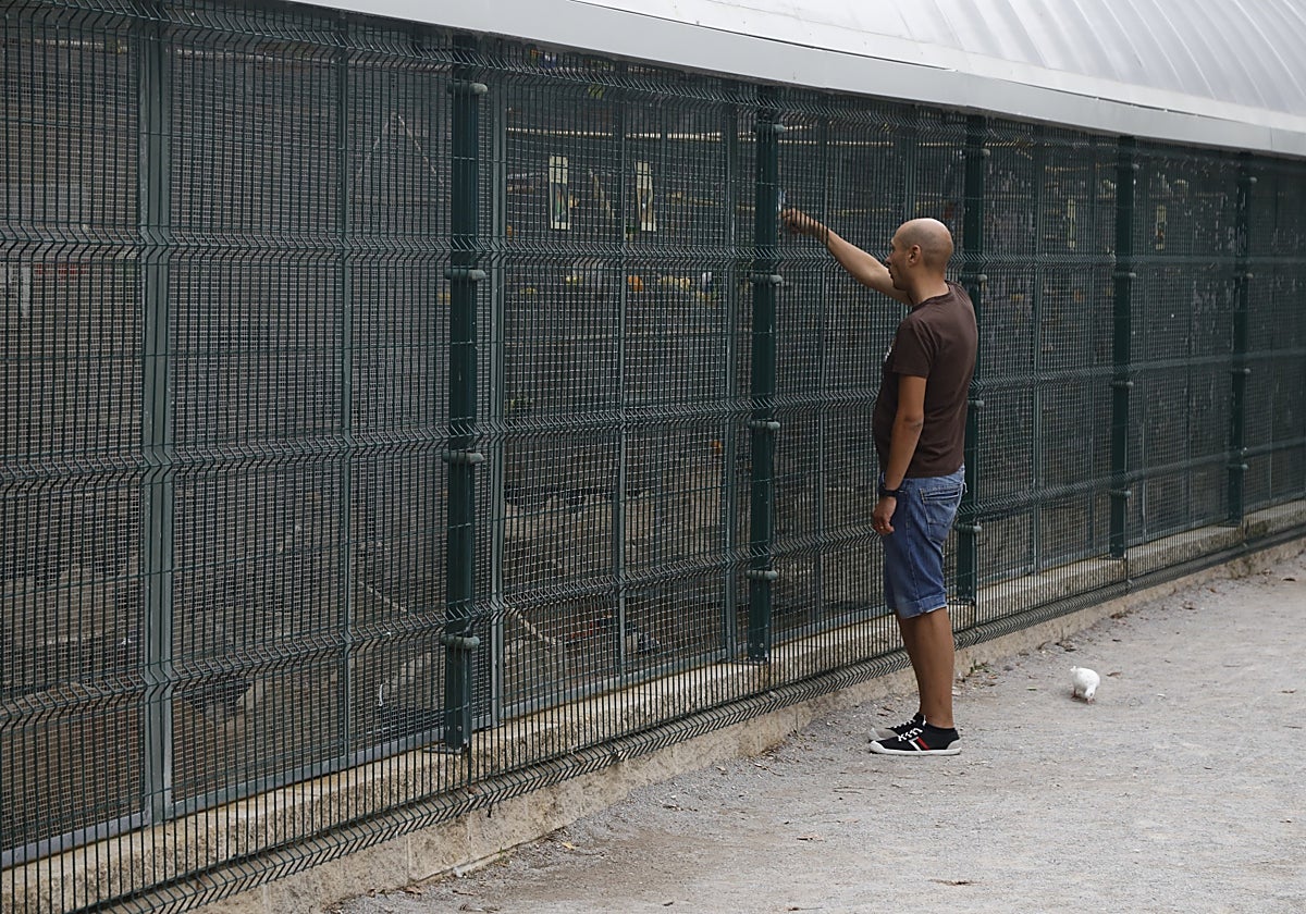 Pajarera del parque Isabel la Católica, donde se tratarán a las aves heridas o enfermas.