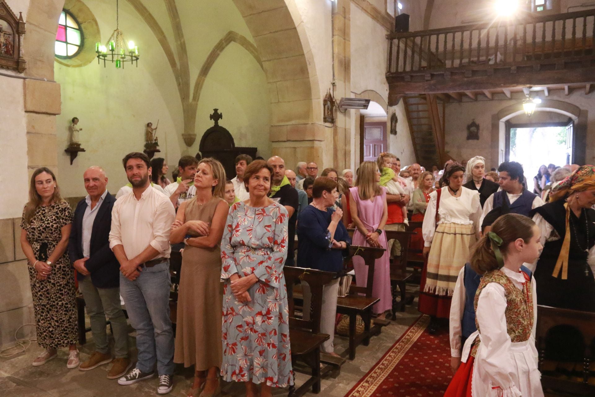 Contrueces honra a la primitiva patrona de Gijón