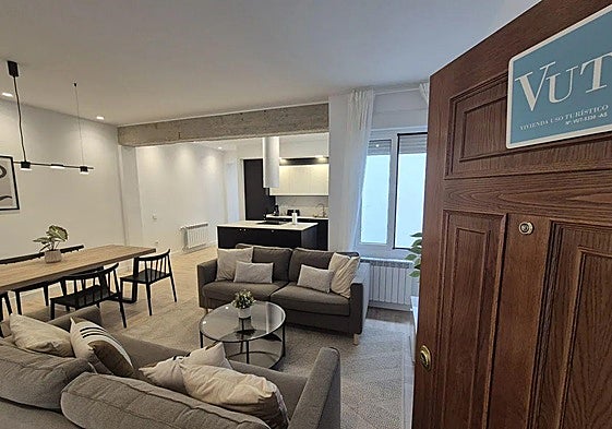 Imagen de una Vivienda de Uso Turístico (VUT) asturiana.