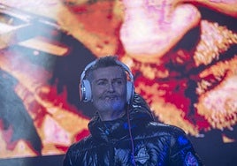 Fernandisco durante una de sus actuaciones en Almería, 2023