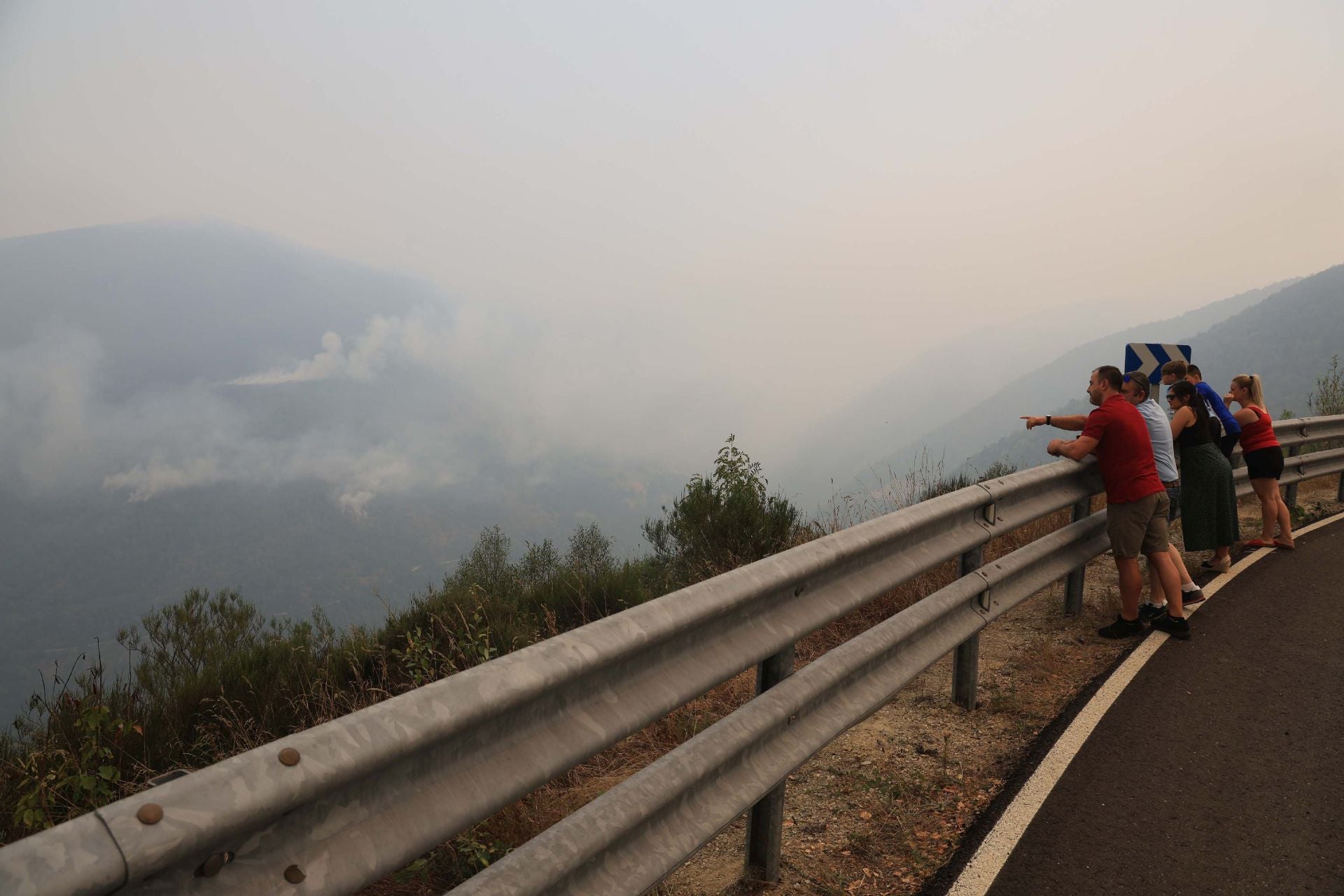 Incendio en Genestoso (Cangas del Narcea)
