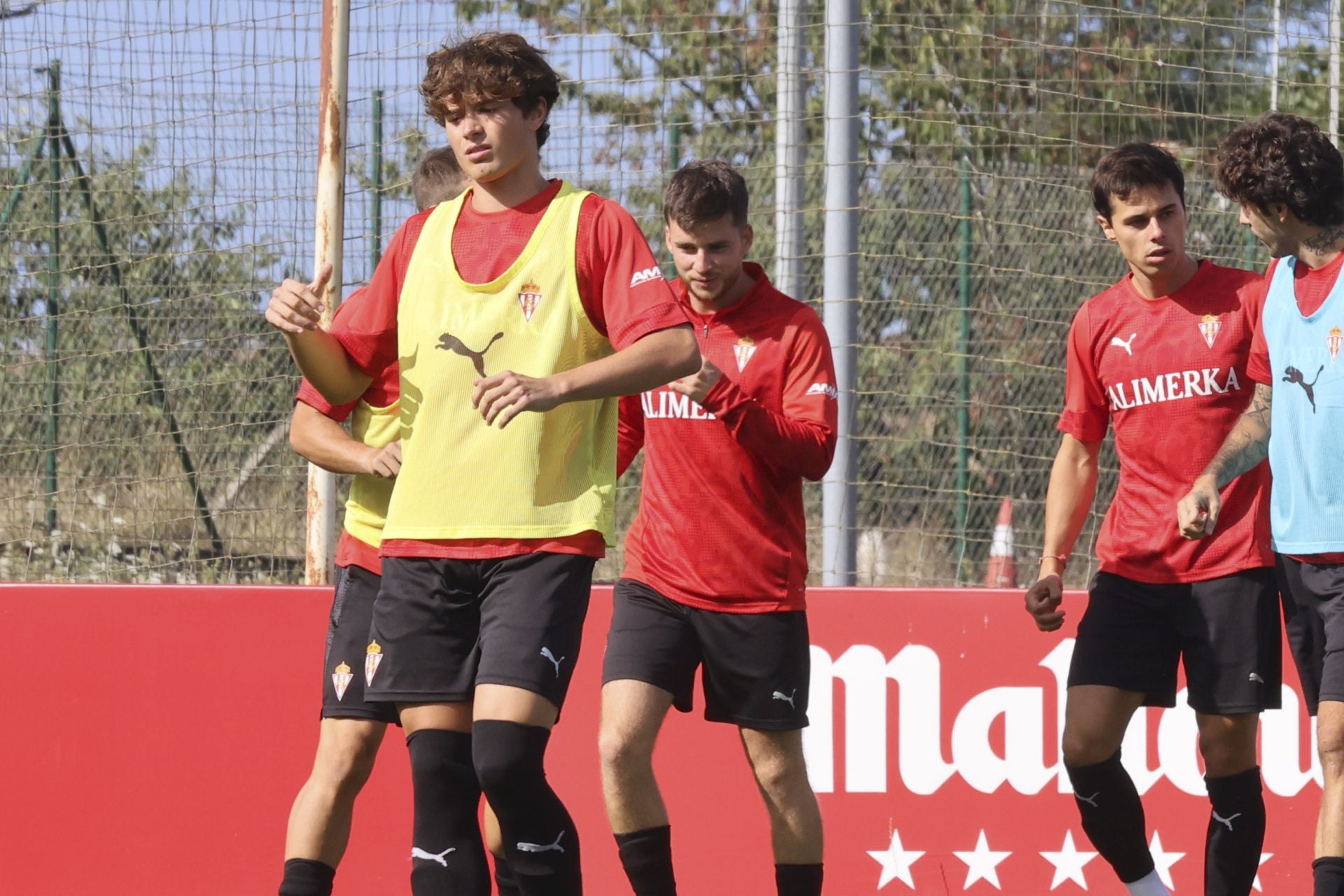 El entrenamiento del Sporting de Gijón del 20 de agosto en imágenes