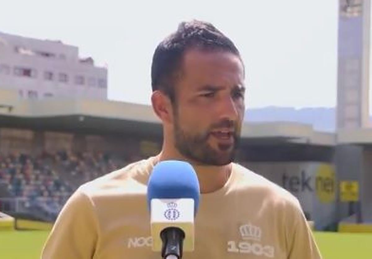 Dani Vidal atendió a los medios tras el partido.