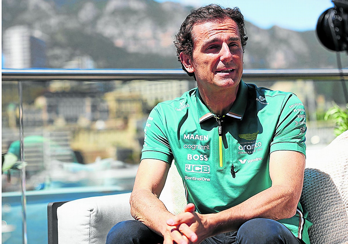 Pedro de la Rosa ejerce de embajador del equipo Aston Martin.