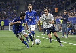 Las mejores jugadas del Real Oviedo - Real Madrid en imágenes