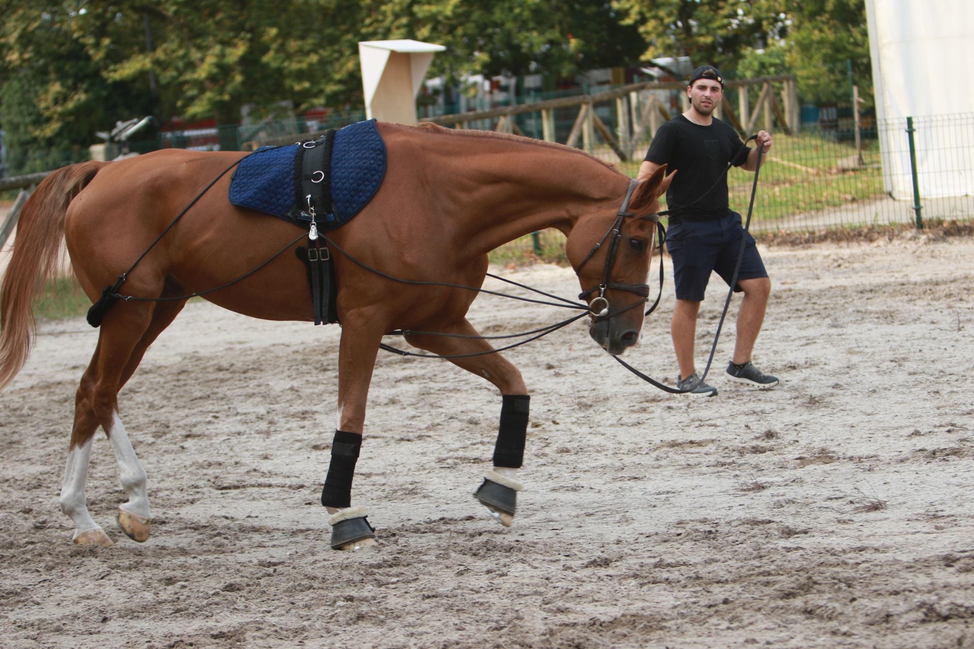 Las Mestas se pone a punto para que arranque su Concurso de Saltos Internacional