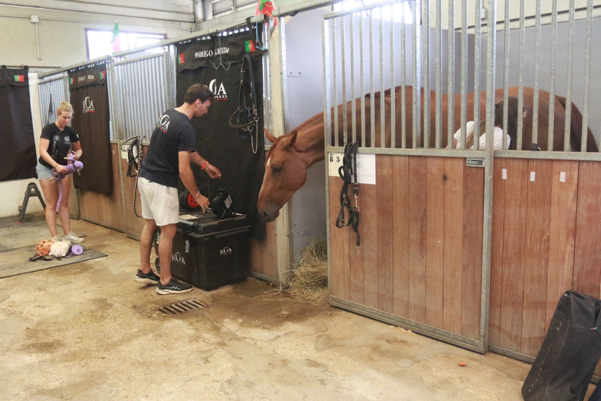 Las Mestas se pone a punto para que arranque su Concurso de Saltos Internacional