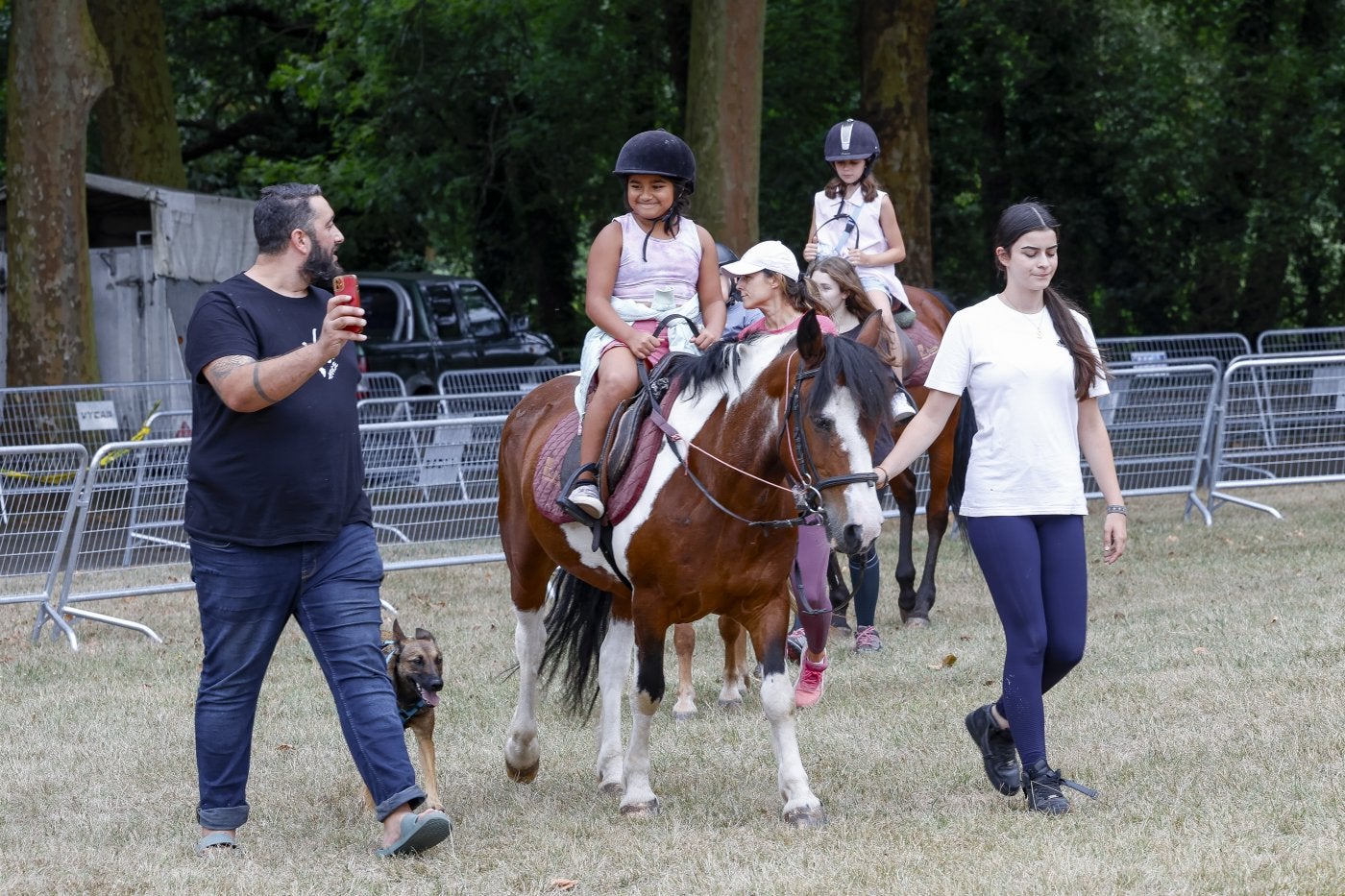 La posibilidad de dar un paseo en poni fue uno de los atractivos de la jornada.