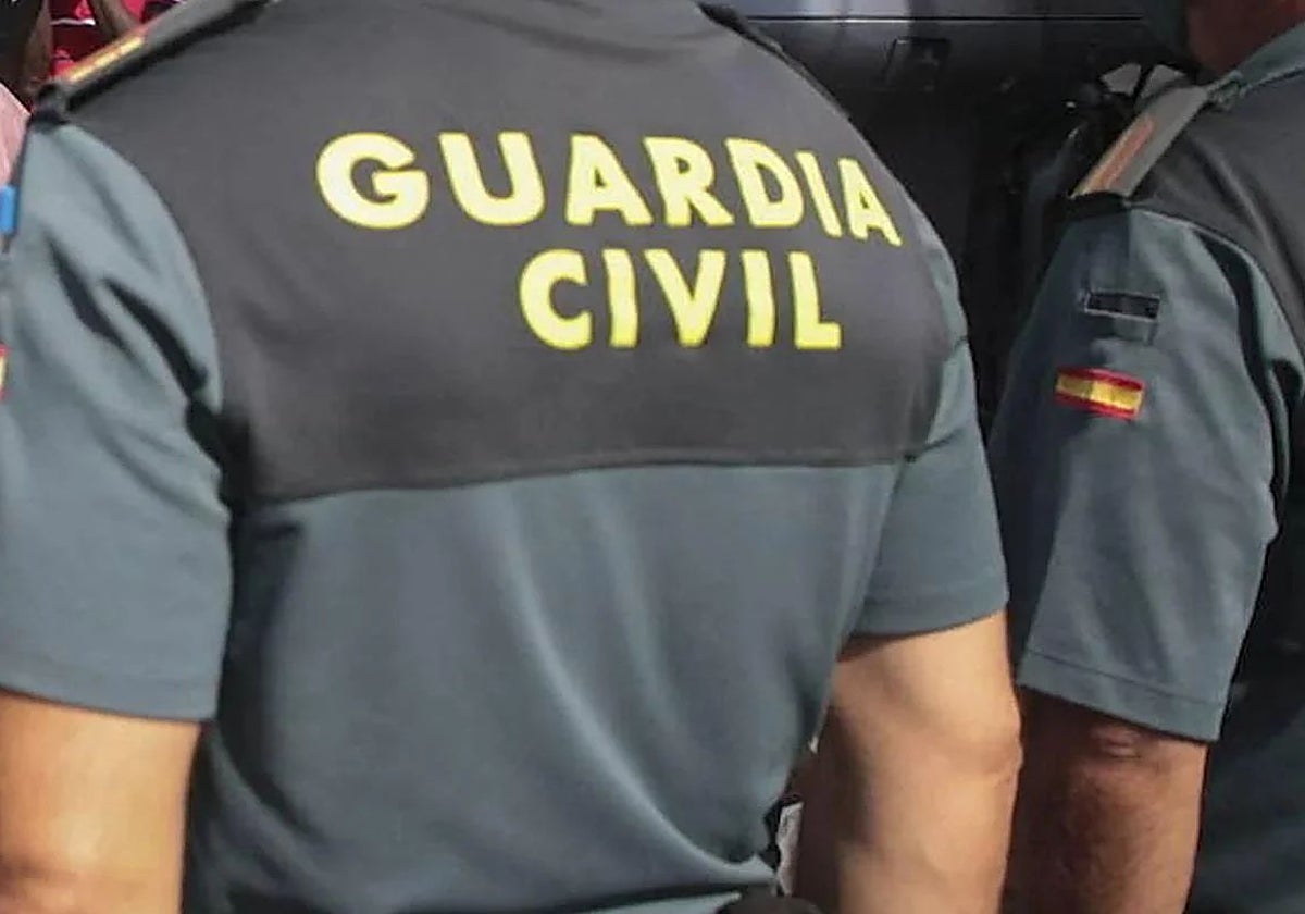 Un agente de la Guardia Civil