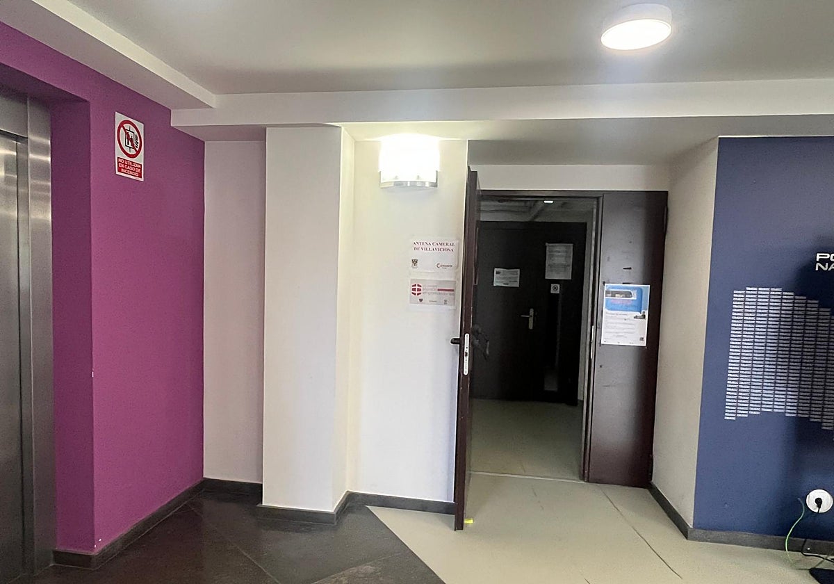 Instalaciones del telecentro de Villaviciosa, en el Ateneo Obrero.