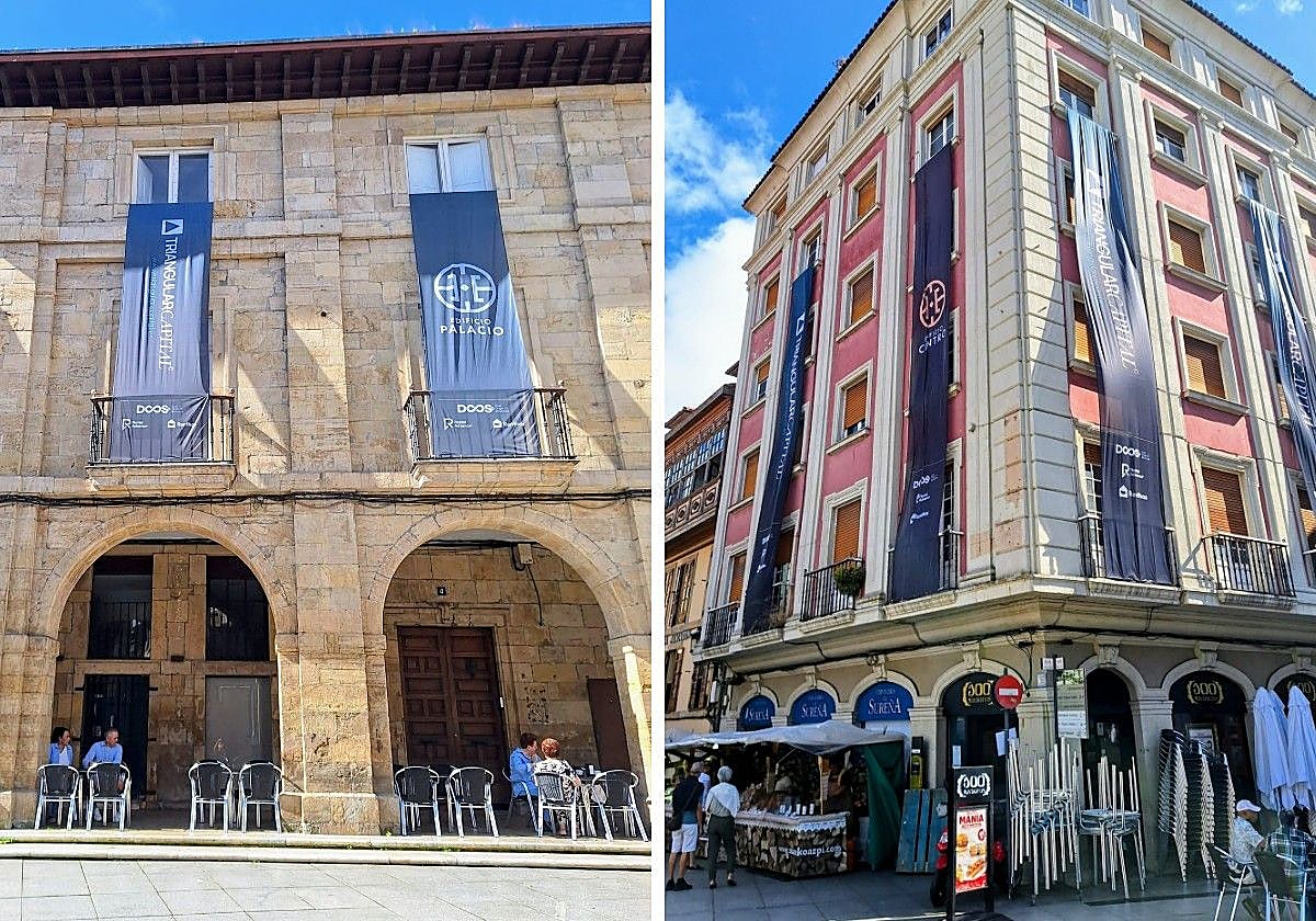 El antiguo geriátrico de La Fontana y el edificio de Precios Únicos ya lucen los carteles del proyecto.