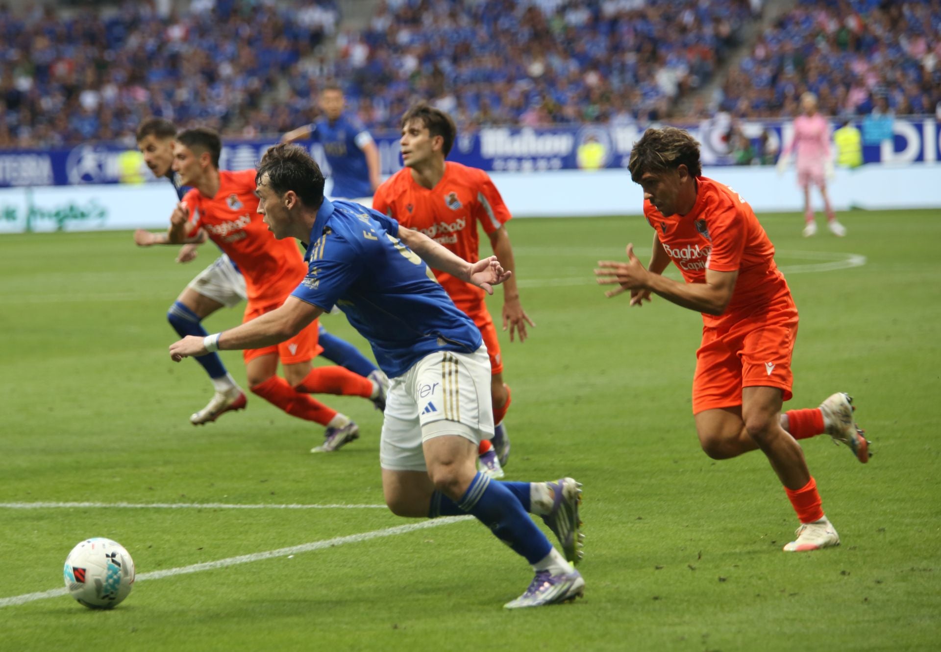 Las mejores jugadas del Real Oviedo - Real Sociedad en imágenes