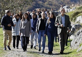 La Familia Real paseó por Sotres, ganador en 2024.