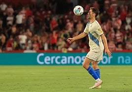 José Gragera, en un partido con el Deportivo.