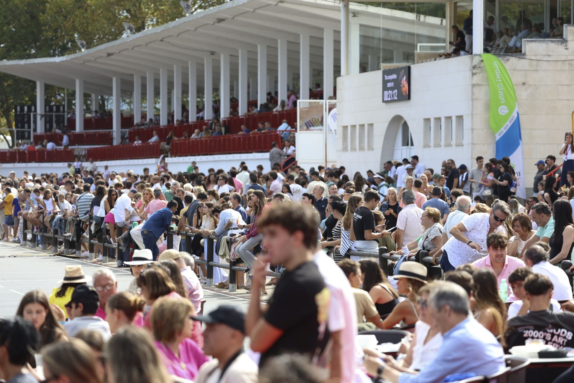 Llenazo en el hípico este domingo