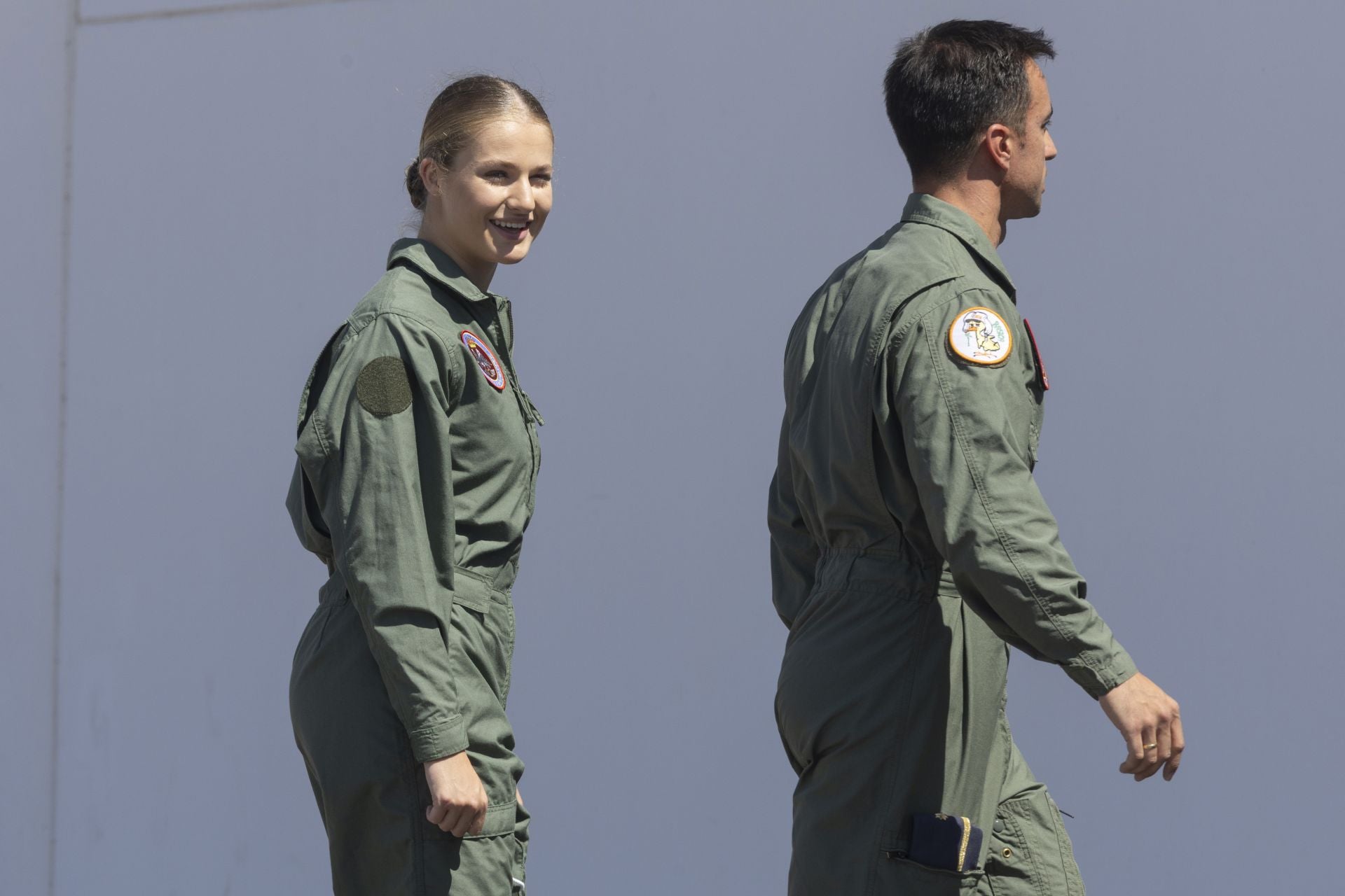 Las primeras imágenes de la Princesa Leonor en su formación como piloto