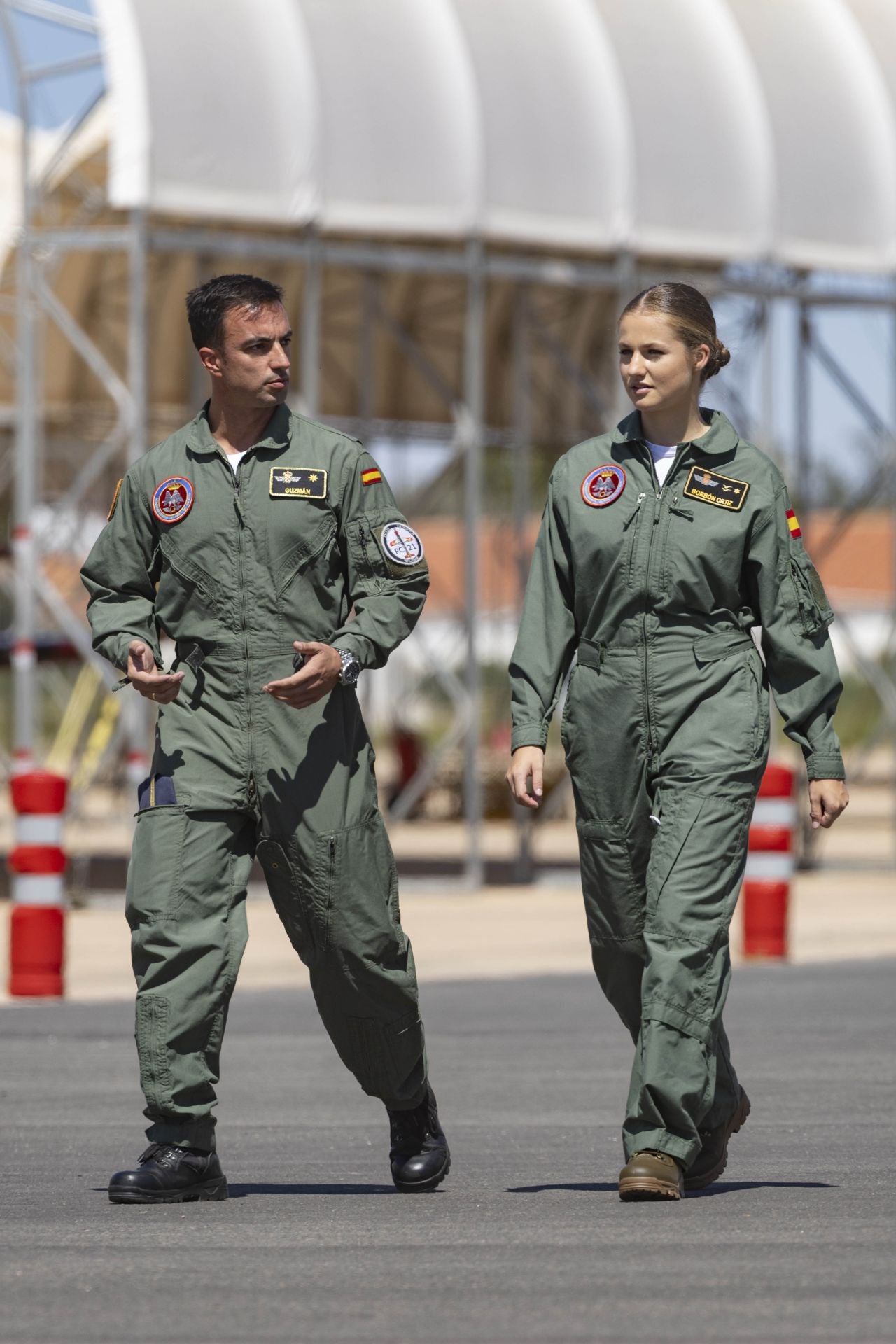 Las primeras imágenes de la Princesa Leonor en su formación como piloto