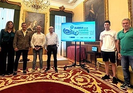 Presentación del Cross Subida a la Campa, en el Ayuntamiento.
