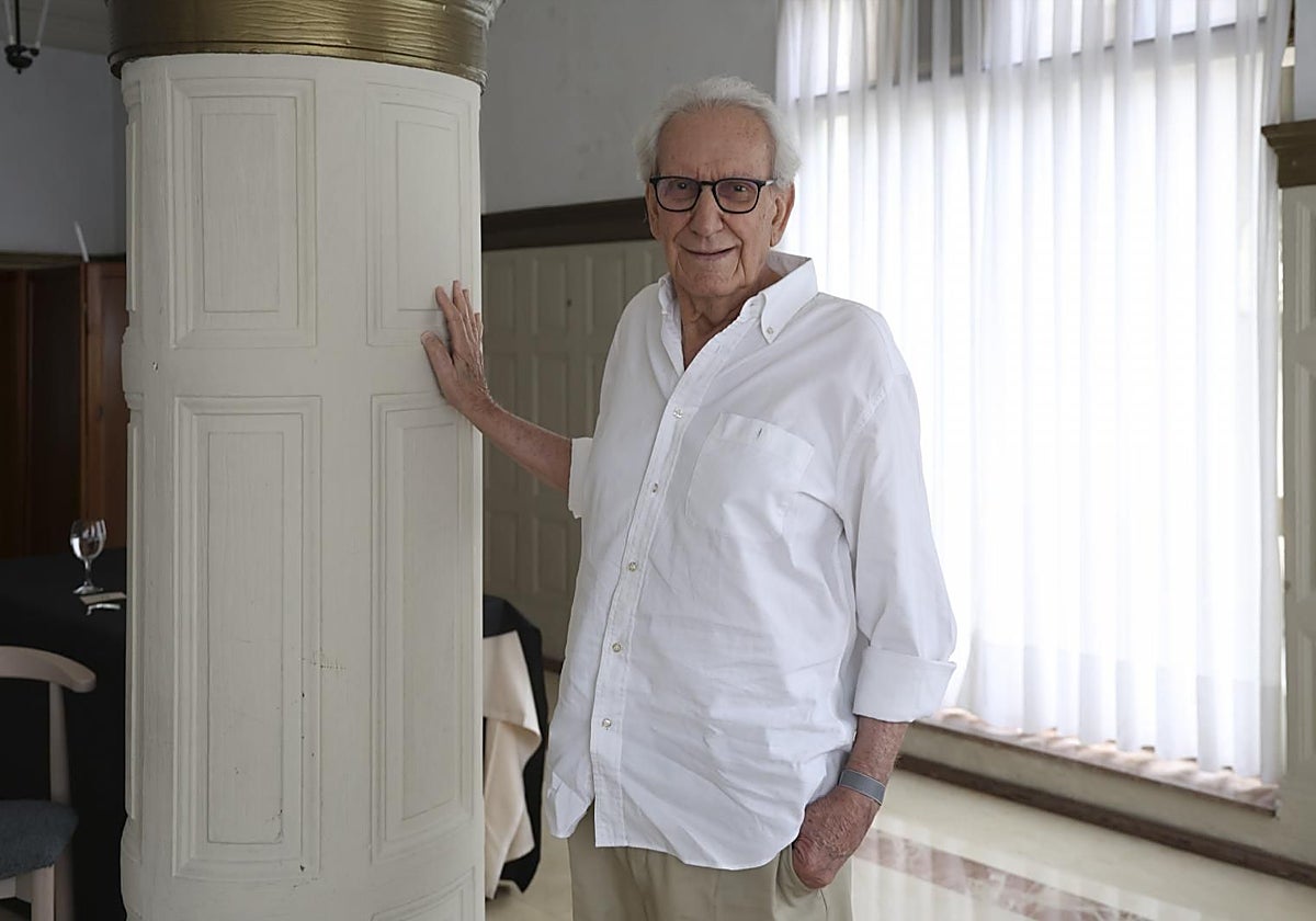 Jaime Chávarri, en el Hotel Asturias, donde se hizo la entrevista.