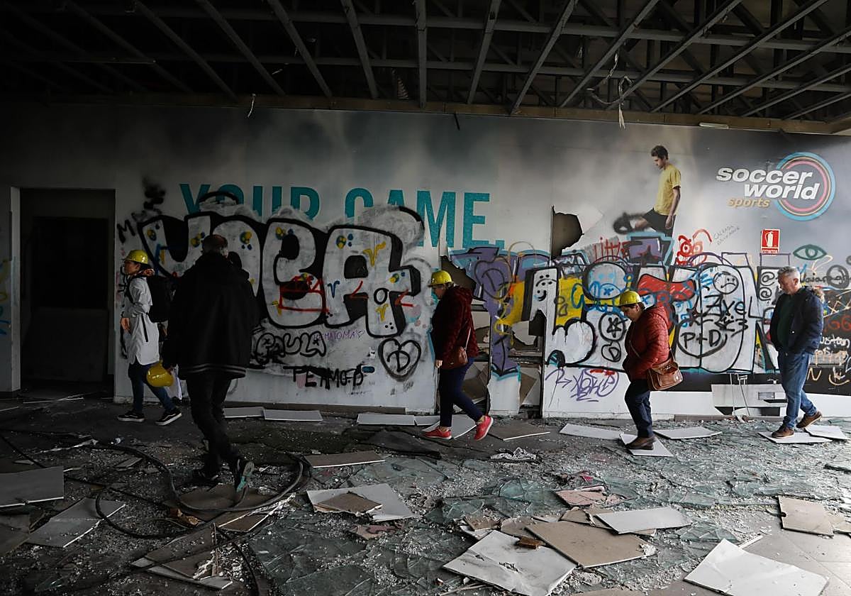 Estado que presentan las instalaciones del Soccer World.