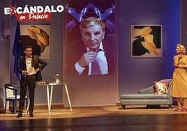 Escena de 'Escándalo en Palacio', de Pedro Ruiz, que se representará en el Teatro Filarmónica de Oviedo en el marco de las fiestas de San Mateo.