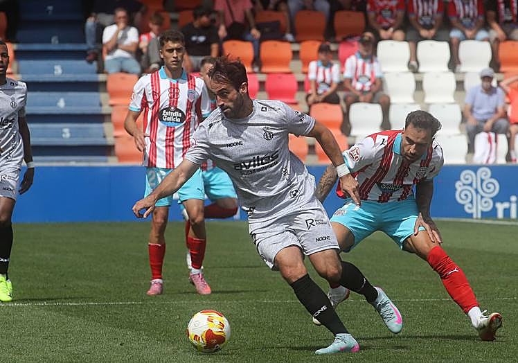 Campabadal regresó a Lugo como lateral izquierdo y además tuvo una ocasión para marcar.