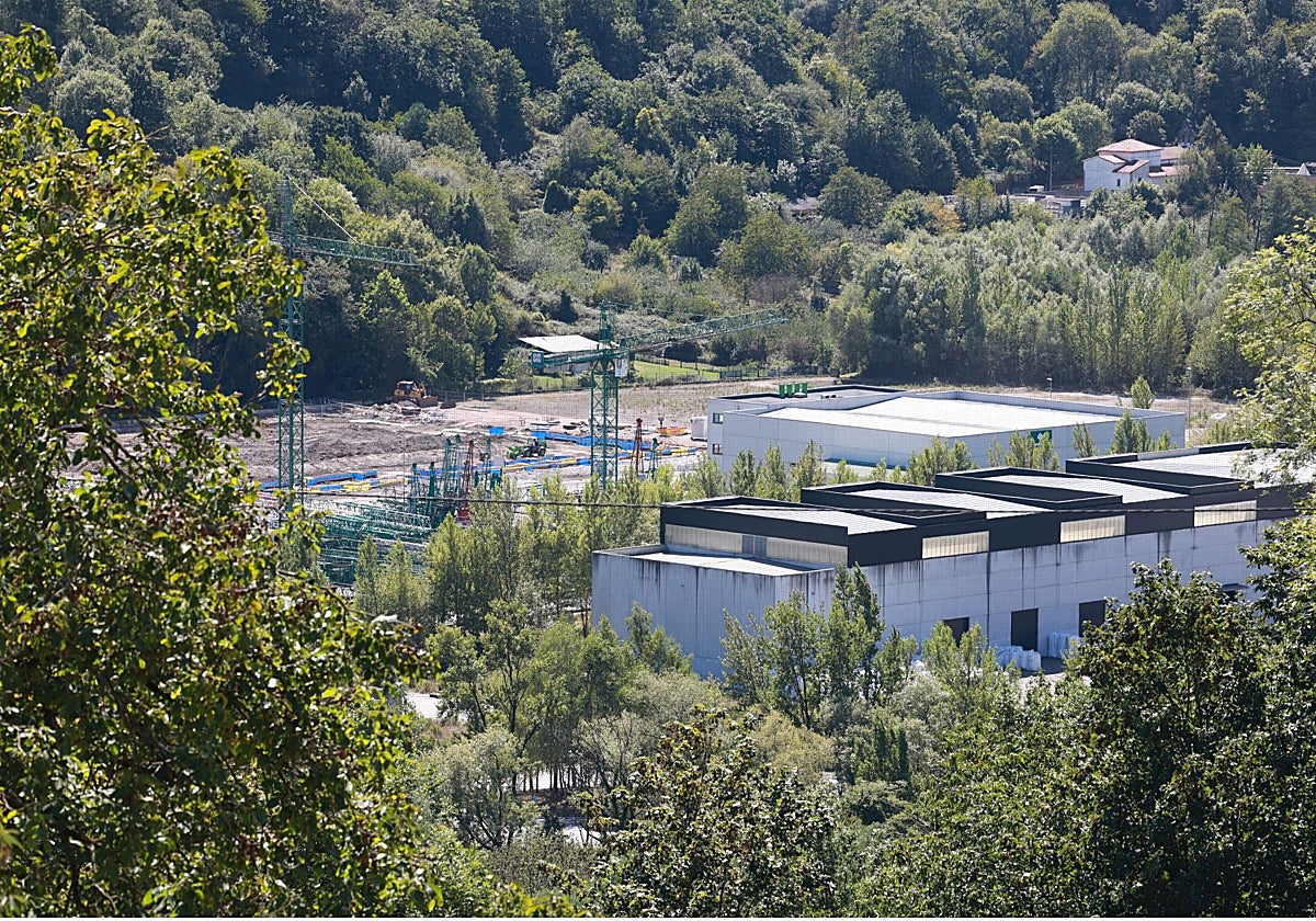 Imagen de la zona de ampliación del parque empresarial.