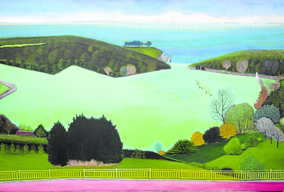 'Sin título', óleo sobre lienzo (195x295), 2023/2017.