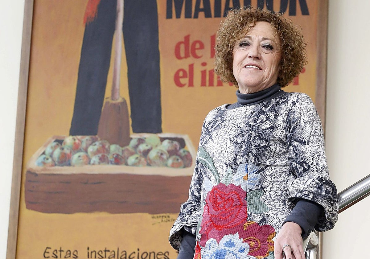 Consuelo Busto, en una imagen de archivo en las instalaciones de Mayador.