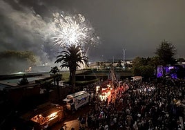 El Grupo Covadonga ilumina el cielo de Gijón con las celebraciones en honor a su patrona