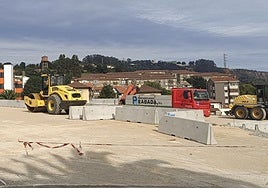 Trabajos para la ampliación del aparcamiento del Hospital de Jove.