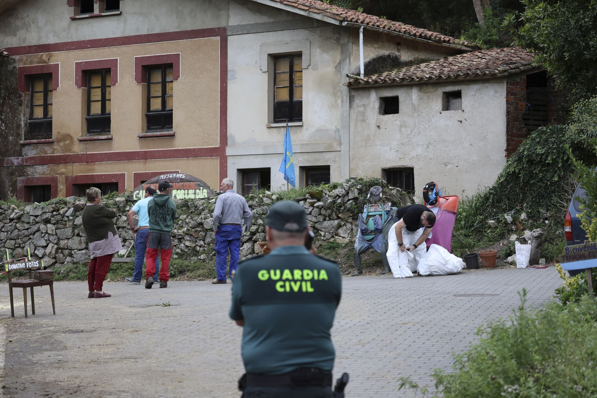 Una muerte tras una paliza en Ribadesella: las imágenes del suceso