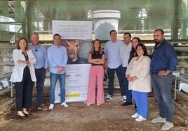 Presentación del nuevo bebedero para ganado.