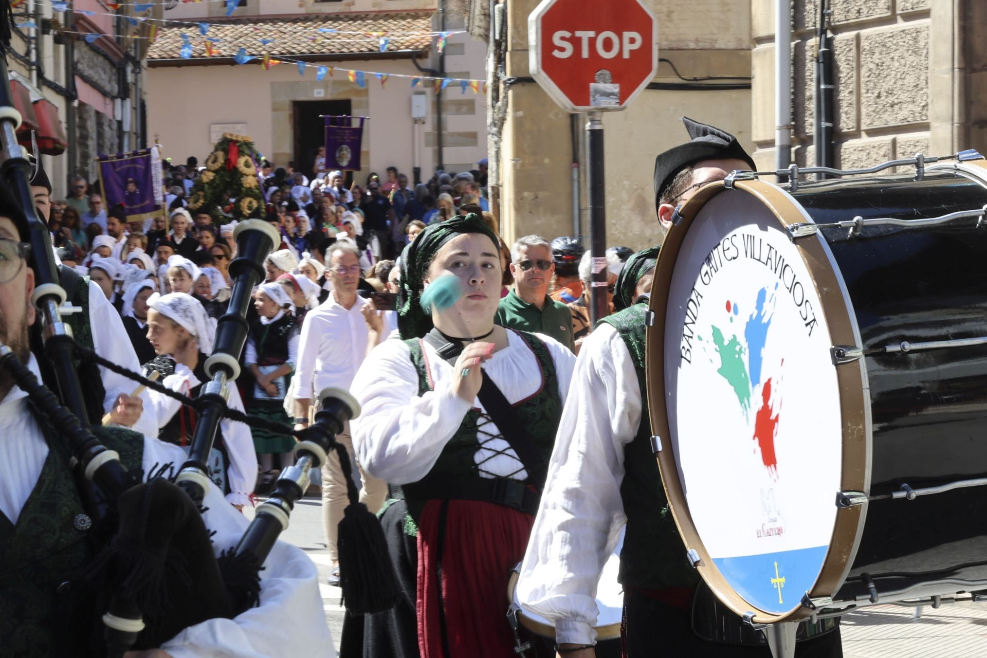 Villaviciosa celebra por todo lo alto el día grande de sus fiestas