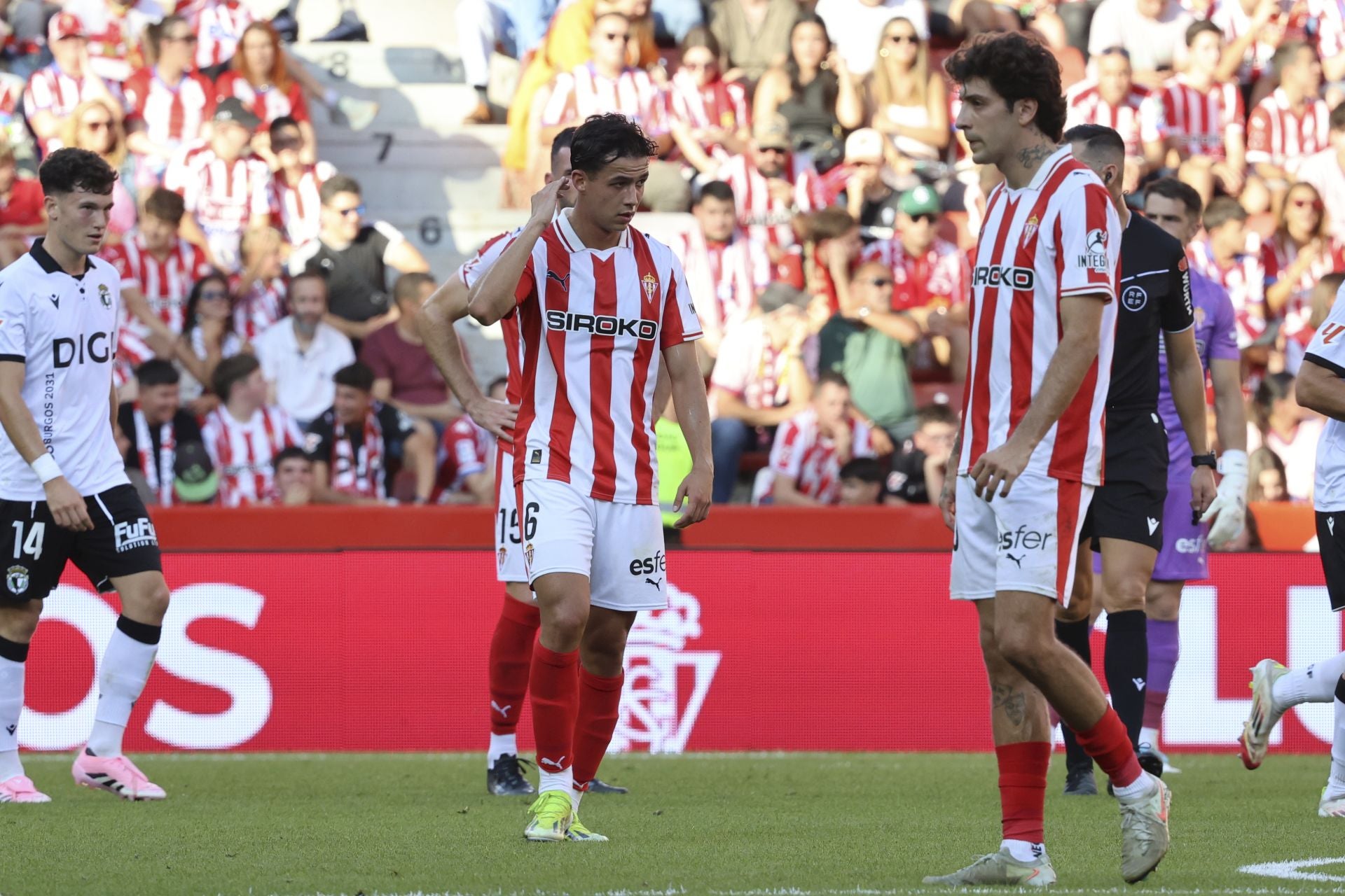 Las mejores jugadas del Sporting de Gijón - Burgos en imágenes