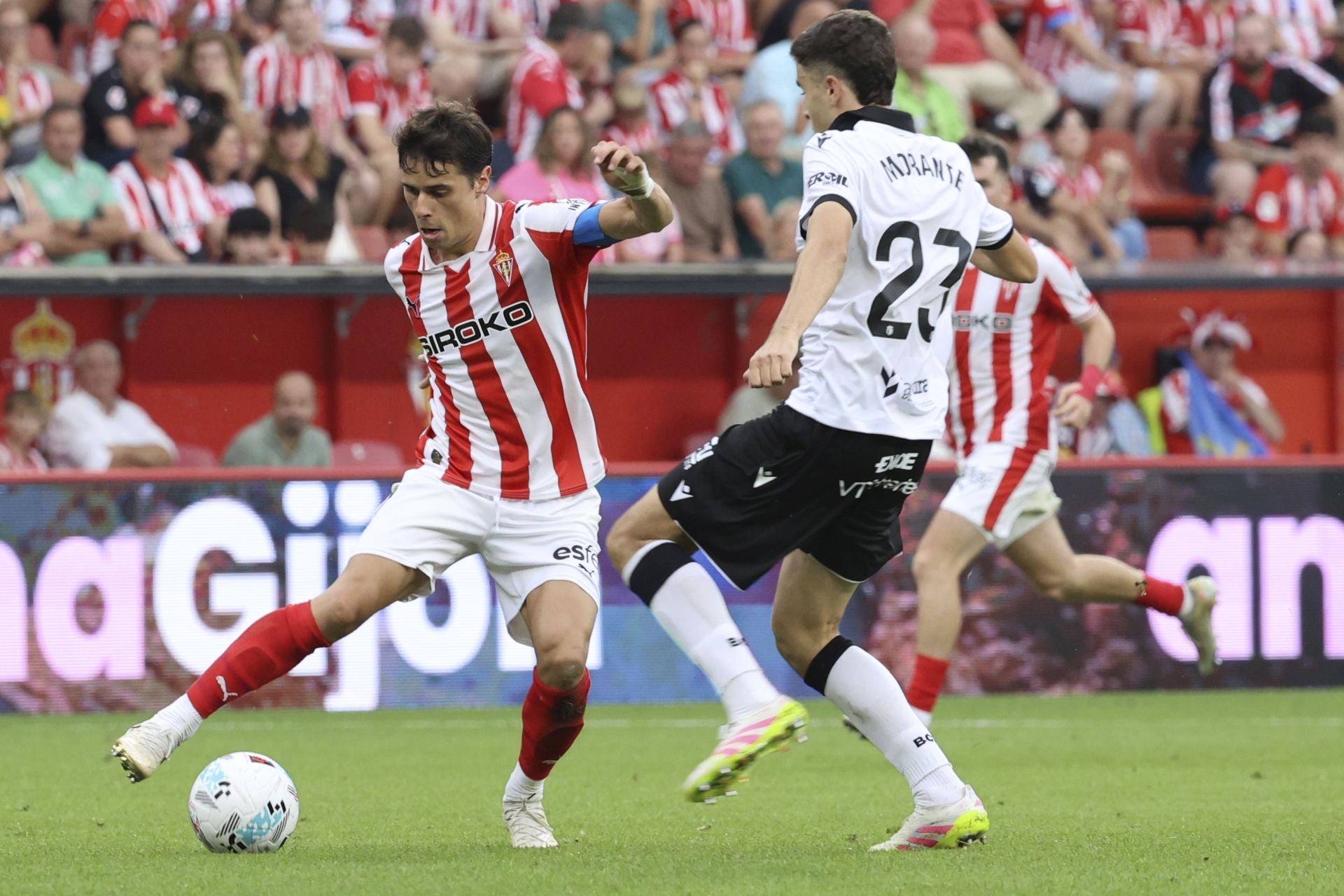 Las mejores jugadas del Sporting de Gijón - Burgos en imágenes