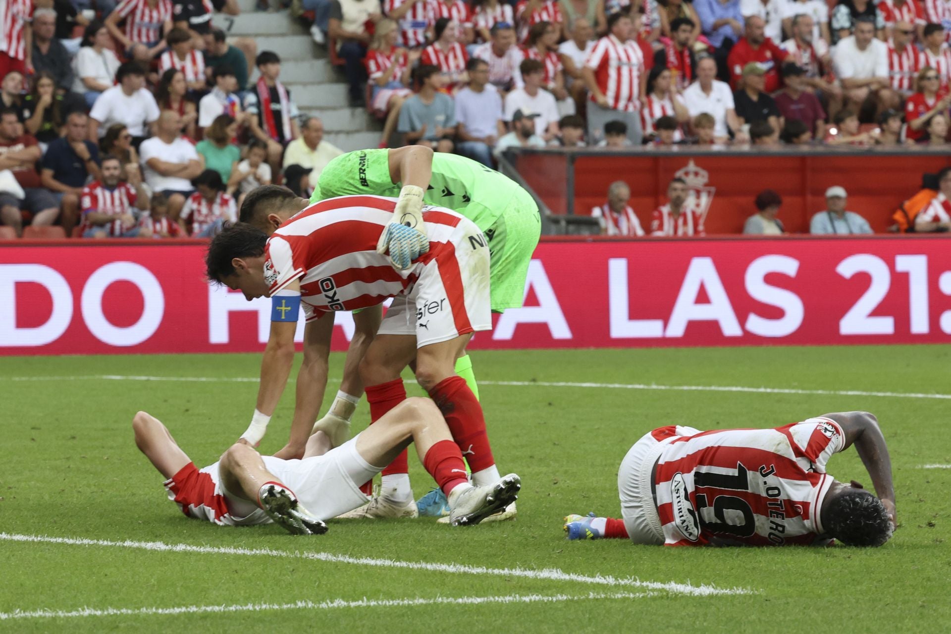 Las mejores jugadas del Sporting de Gijón - Burgos en imágenes