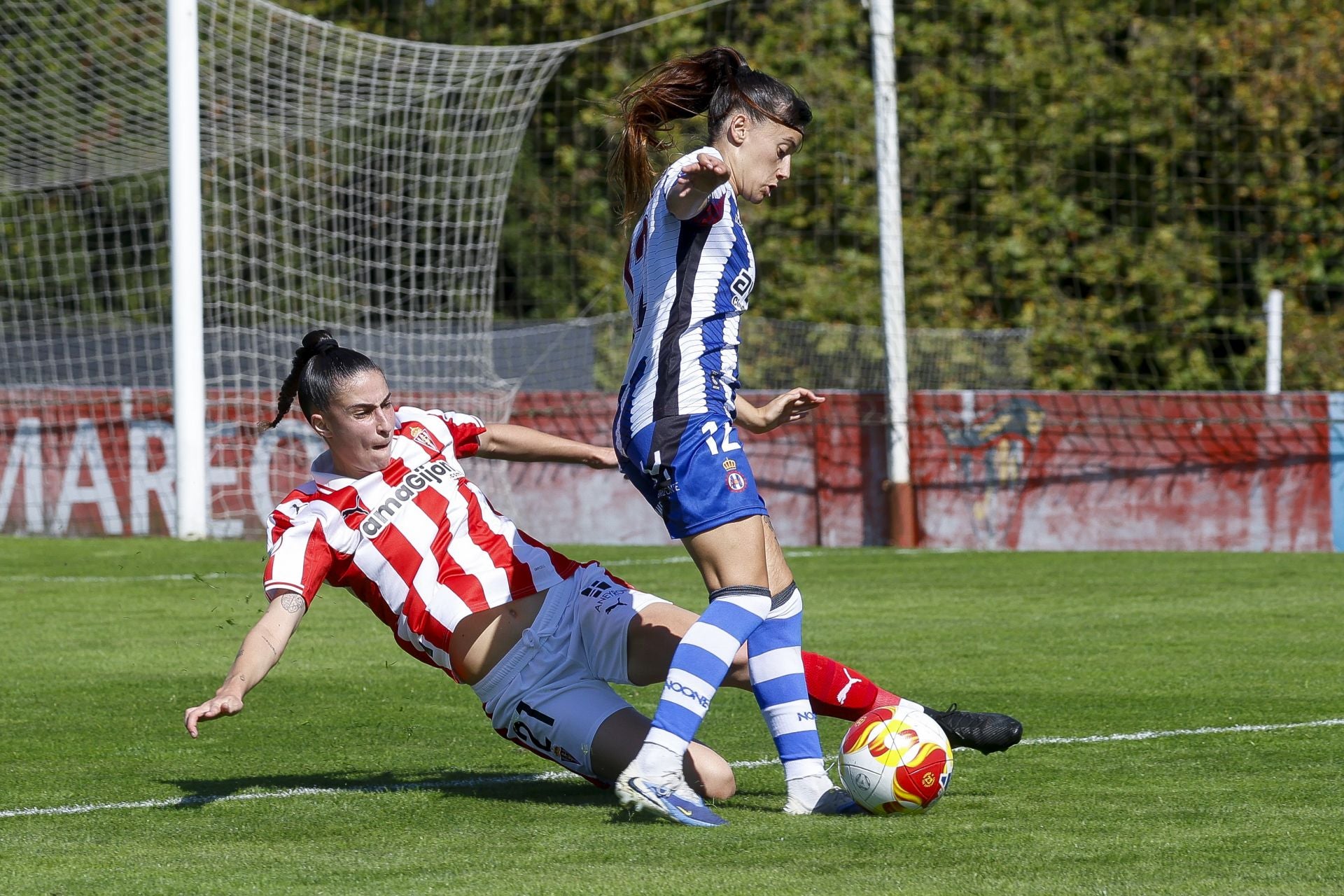 Sporting de Gijón - Real Avilés: las mejores jugadas del derbi femenino