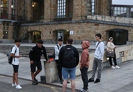 Inicio del curso en FP en la La Laboral. en Gijón.