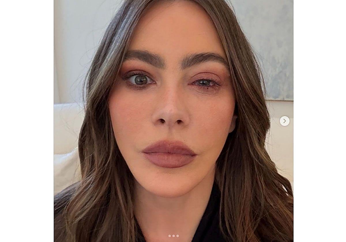 Sofía Vergara en una imagen compartida por ella misma en Instagram.