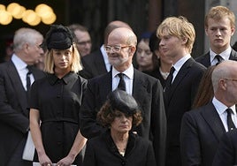 Las imágenes del funeral de la duquesa de Kent