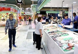 Mercado de El Fontán, en Oviedo.