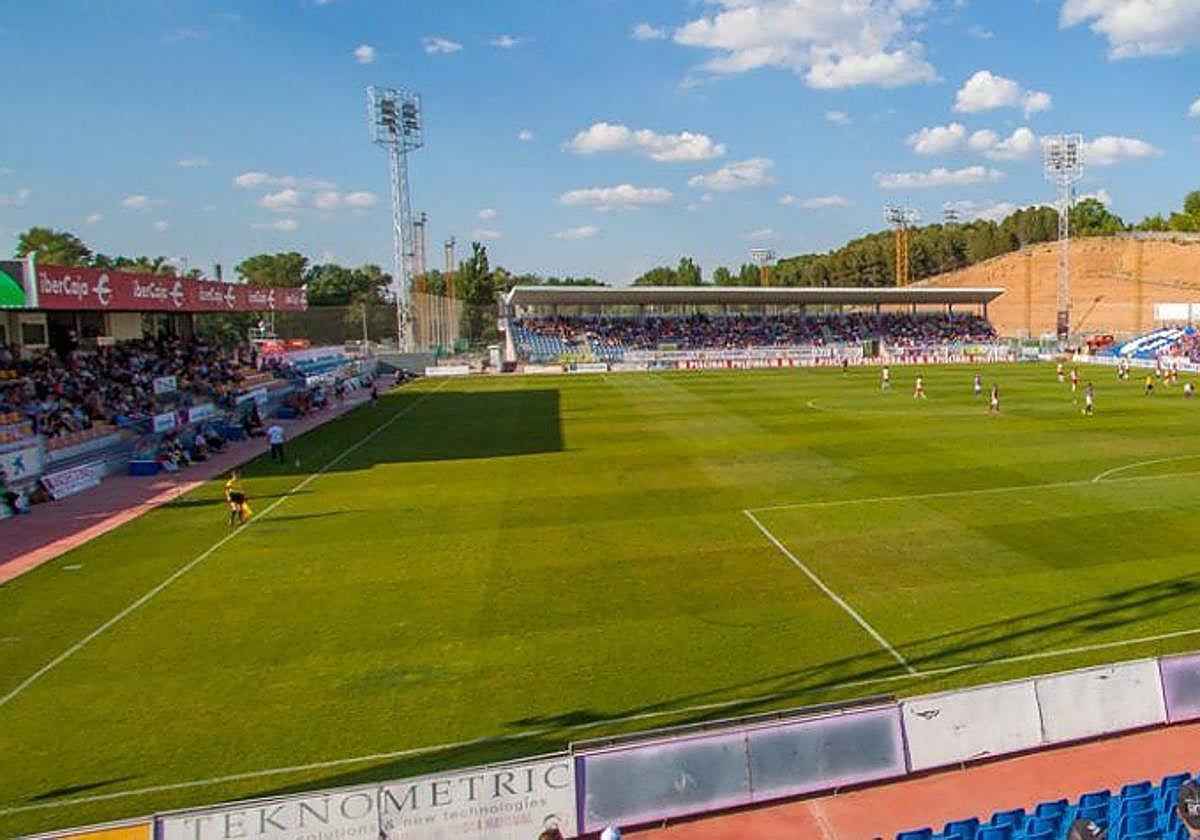 Estadio Pedro Escartín de Guadalajara.