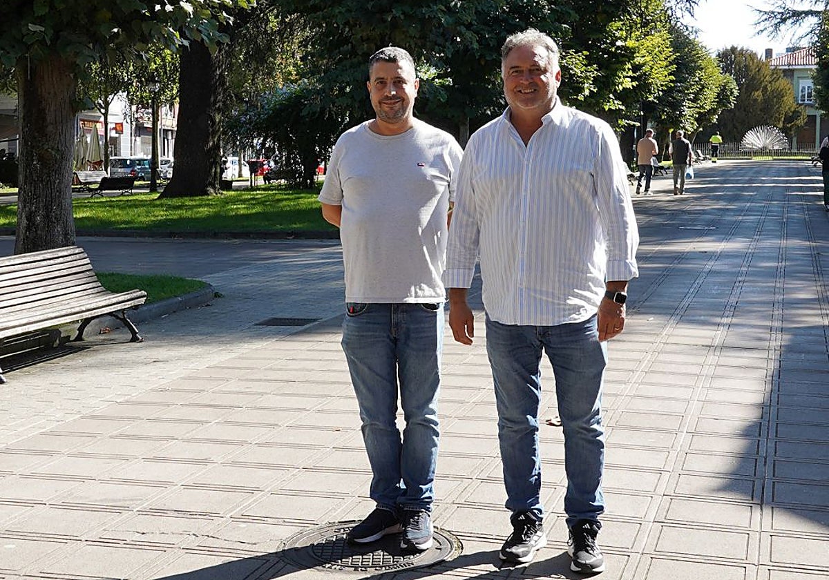 Los ediles Javier Rodríguez y Alejandro Villa.