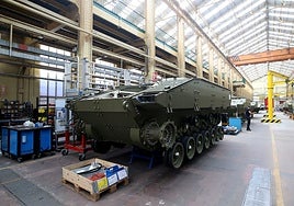 VCR 8x8 Dragón fabricado en Trubia por Tess Defence.