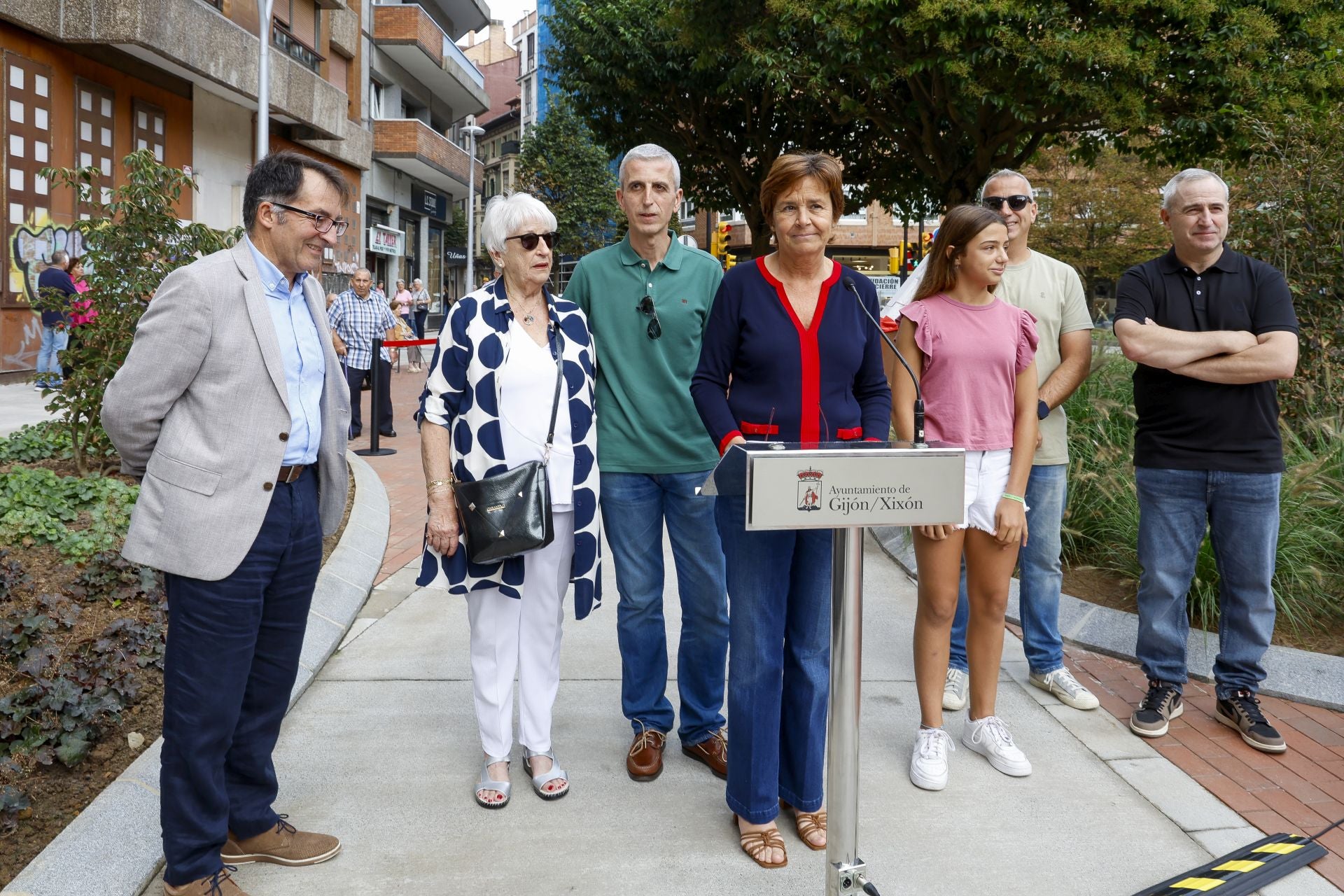 Gijón inaugura los jardines de José Antonio Rodríguez Canal