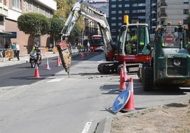 Intervención llevada a cabo a finales de la semana pasada en la avenida de la Costa, que ya ha finalizado.